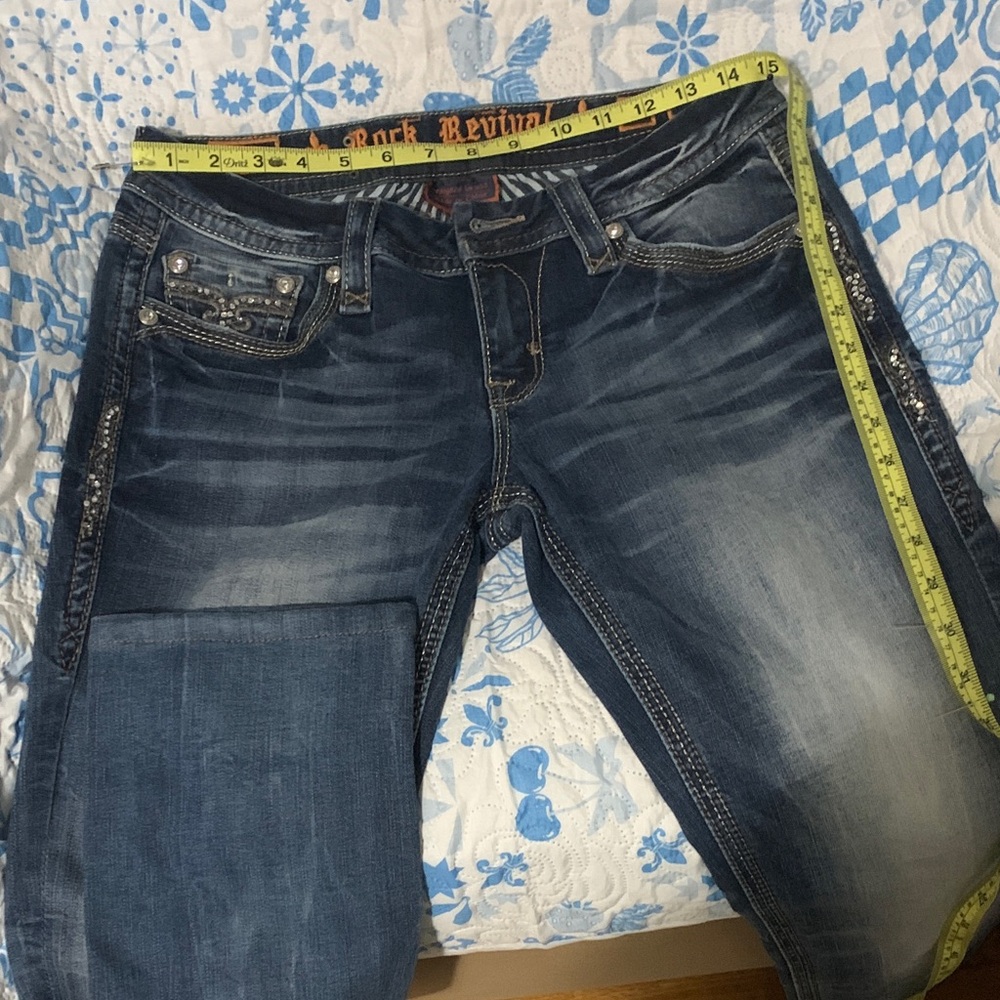Rock Revival Women's Blue Straight Leg Jeans